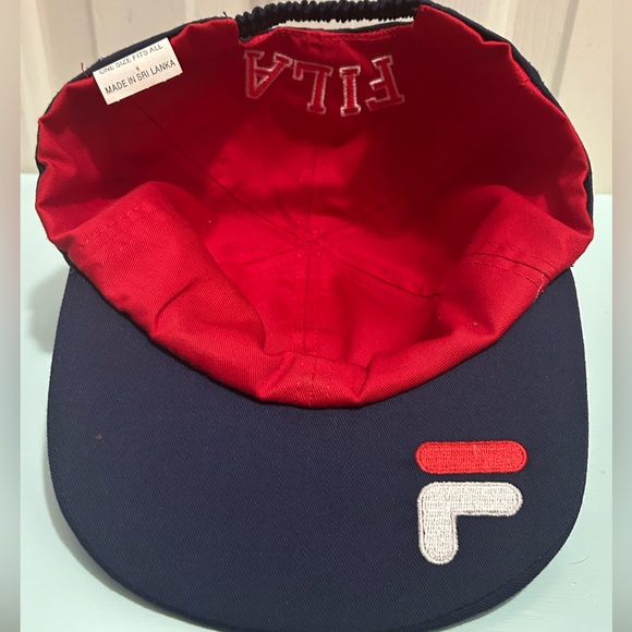 Vintage FILA Spell Out Adjustable Hat Cap - Picture 6 of 7